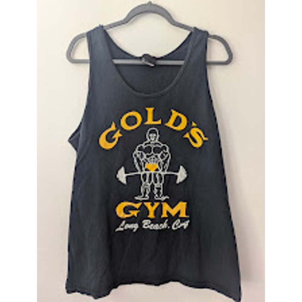 Men’s Tank Top Bundle Lot Size Large Gold’s Gym Graphic Sleeveless Workout